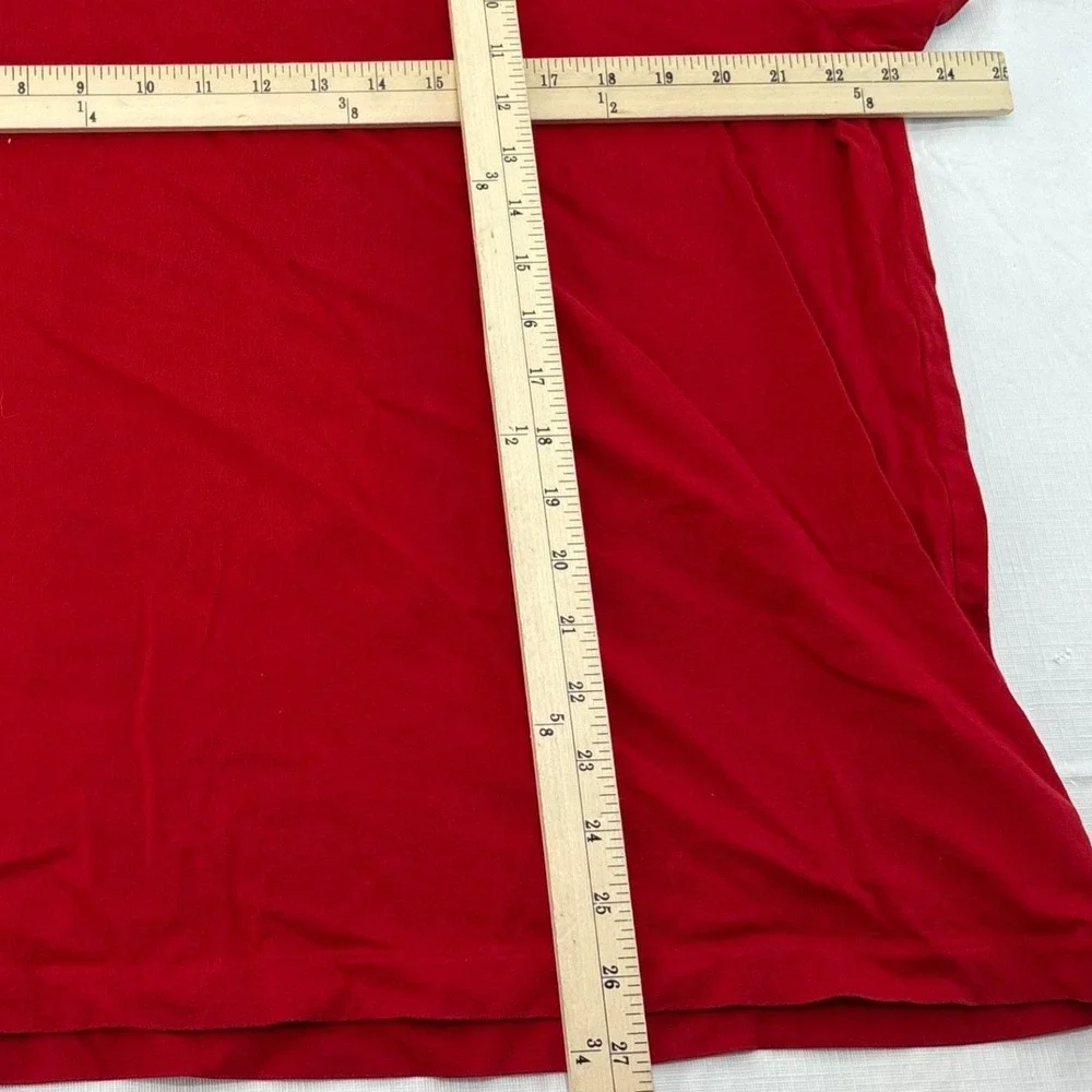 Polo Ralph Lauren Mens XL Red Classic Fit Cotton Crewneck Pony Logo T-Shirt